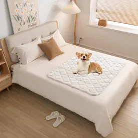 Waterproof & Anti-Slip Dog Bed Blanket Faux Fur Soft Fuzzy Warm Washable Mattress Furniture Protector Cat Mat Pet Pad for Sofa,Couch,Living Room Bedroom