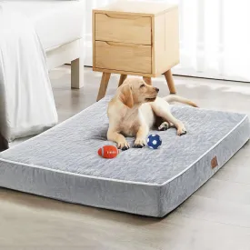 WNPETHOME Orthopedic Extra Large Waterproof Dog Bed with Removable Washable Cover & Anti-Slip Bottom, Egg Crate Foam Pet Bed Mat, XL Dog Crate Bed