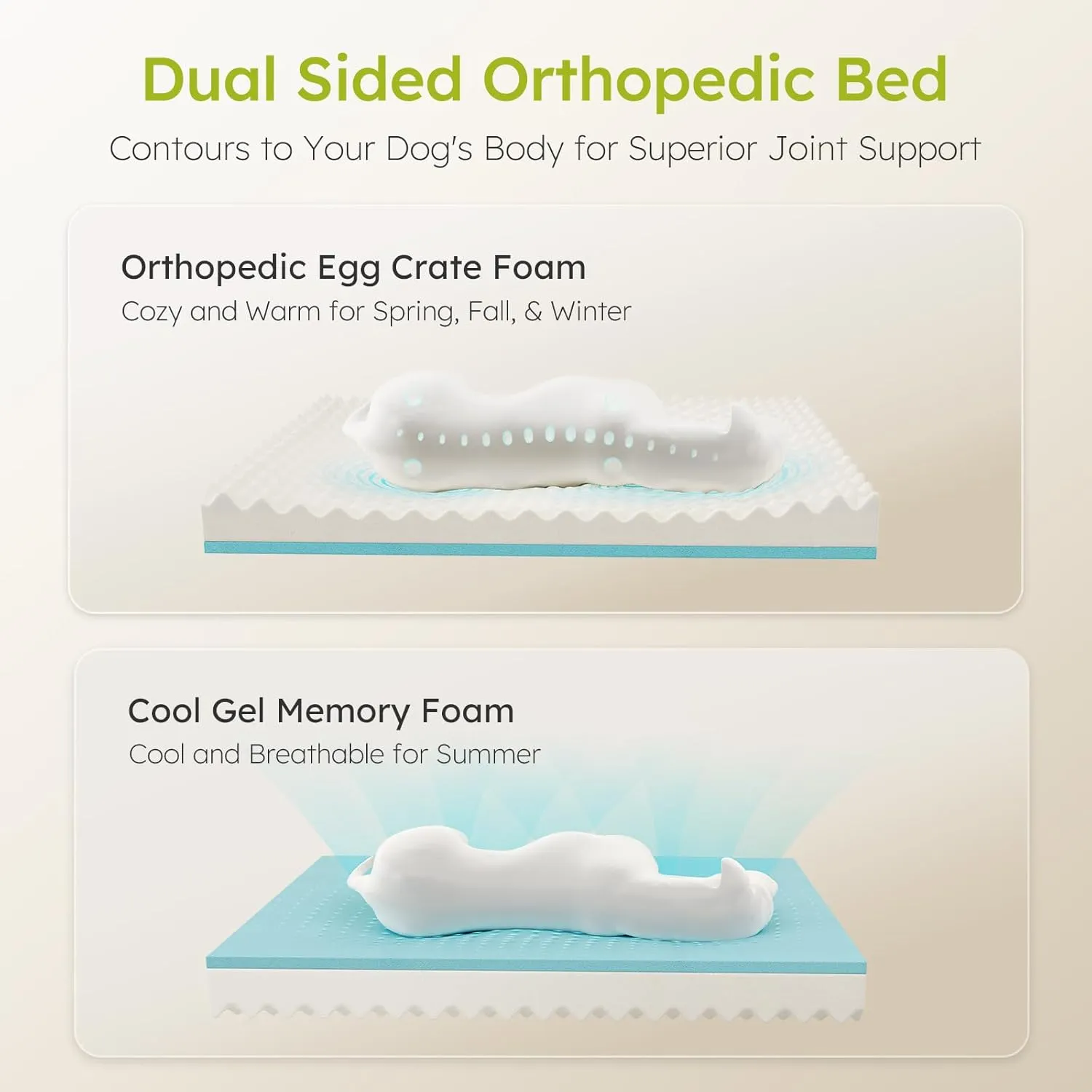 XXL Dog Beds for Extra Large Dogs, Giant Orthopedic Dog Sofa with Cooling Gel Memory Foam, Waterproof Pet Bed with Removable Washable Cover, 53" Pet Sofa Couch Dutch Velvet with Blanket Bone Toy